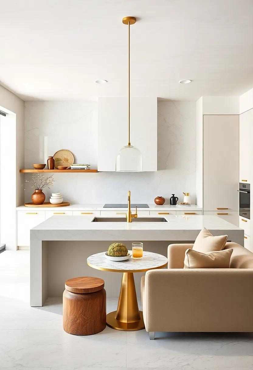 Luxurious ⁣Finishes: Choose ⁢luxury finishes for your kitchen elements, such as brushed brass or oil-rubbed bronze, ‌to elevate the overall sophistication