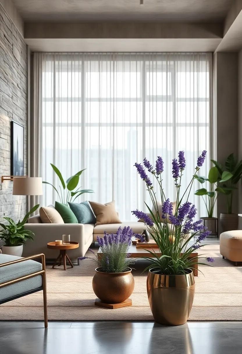 Lavender: Adding a pot of lavender not only enhances your space's beauty but also offers relaxation with its soothing fragrance