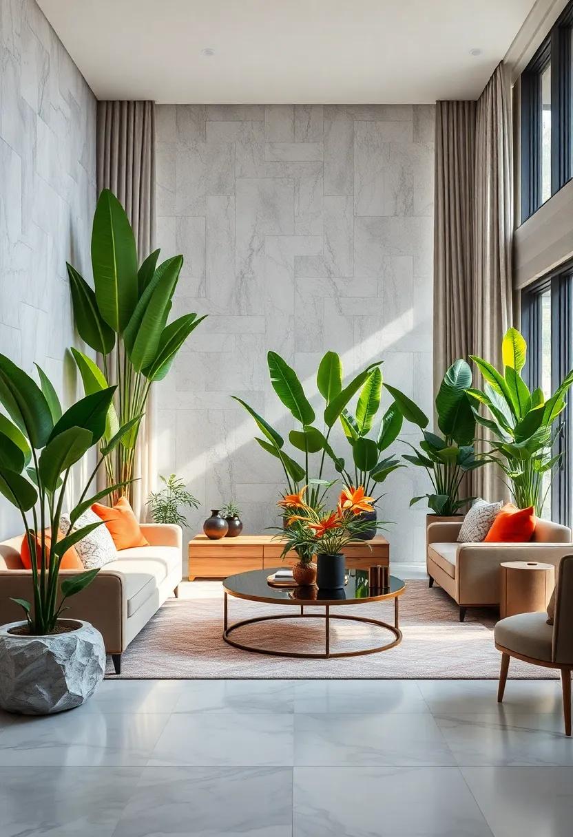 Bird of Paradise: Its striking foliage mimics a tropical paradise, and it can grow tall, adding height and elegance to your space