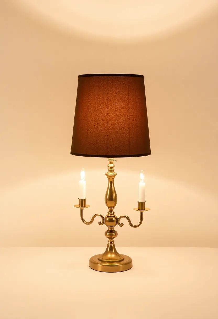 The Candelabra Style Lamp: mimicking the look of traditional candelabras, this lamp creates a dramatic effect, especially in dimly lit settings