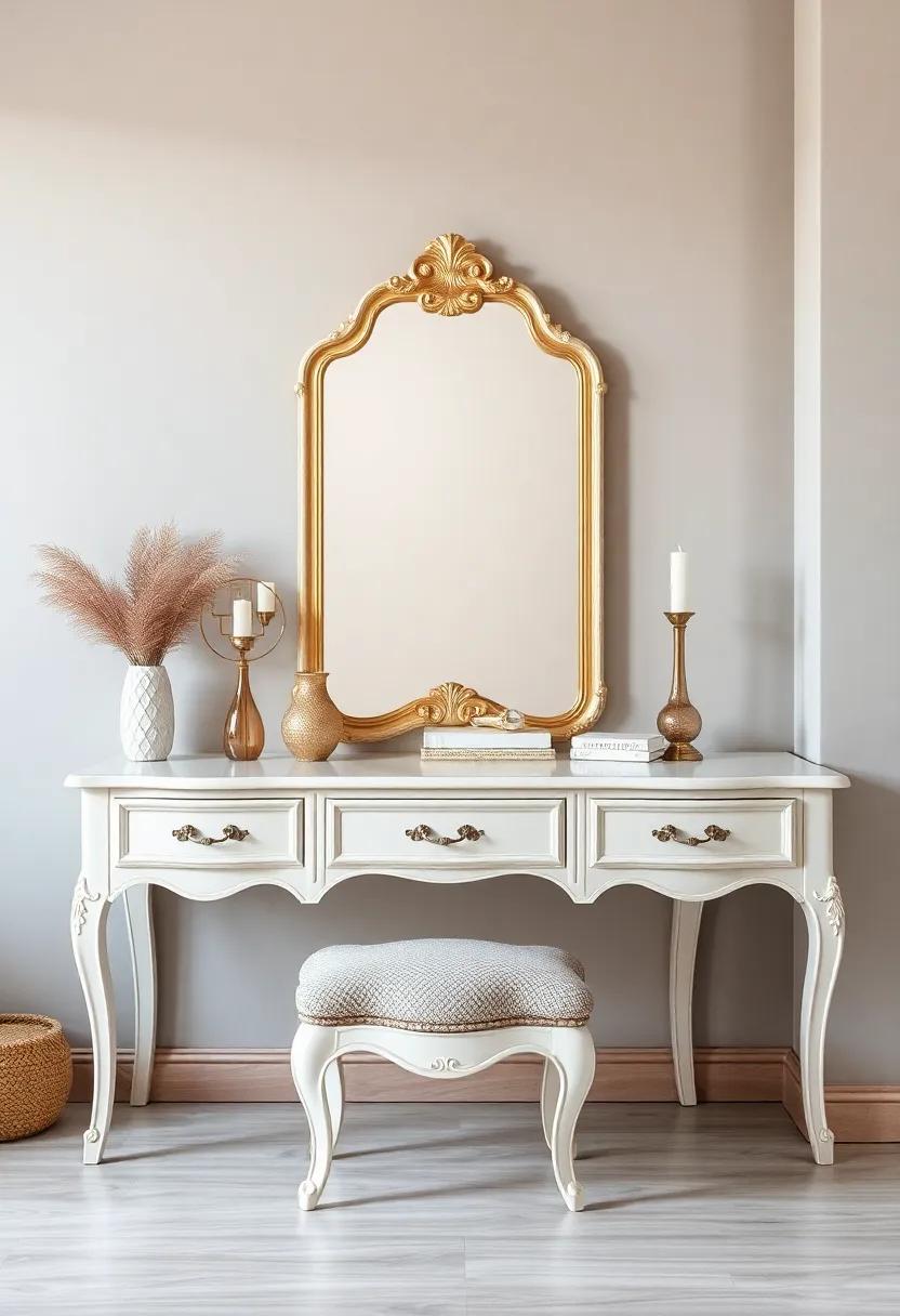 Vintage Finds: Treasure-Hunting for Unique Vanity Table Accents