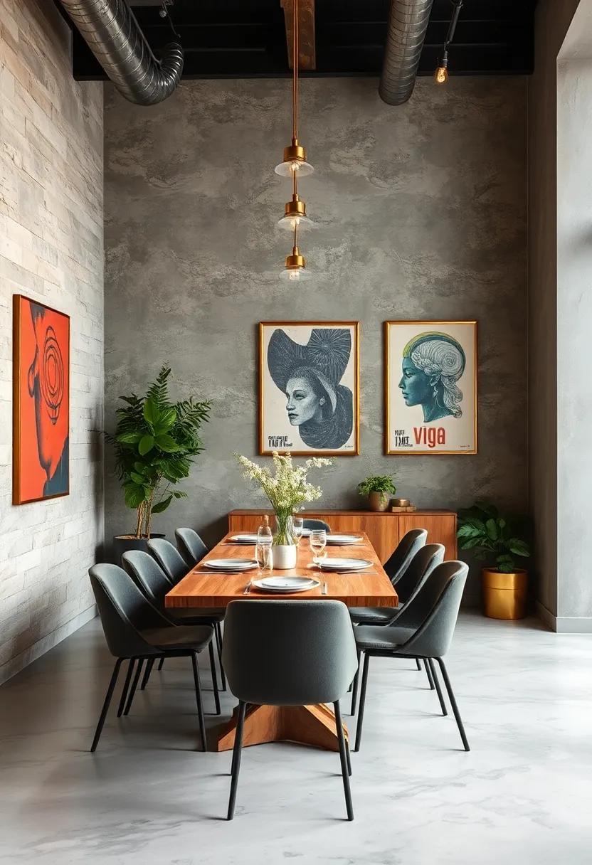 Wall Art‍ with Edge: Decorate your walls with contemporary ​artwork or vintage posters in metal frames​ for an added layer of ‌character