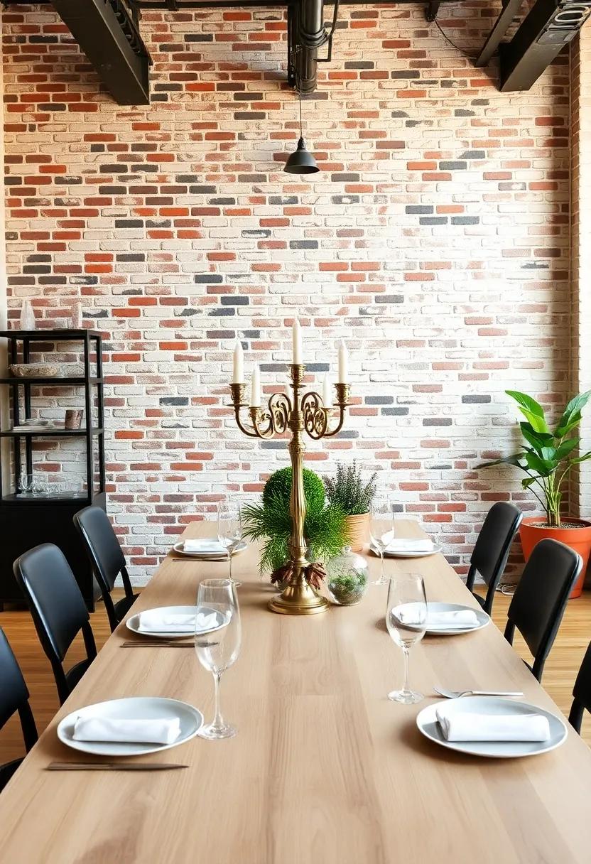 Table Centerpiece: Opt for ‍unique centerpieces like a vintage‌ candelabra or a cluster of terrariums for added interest