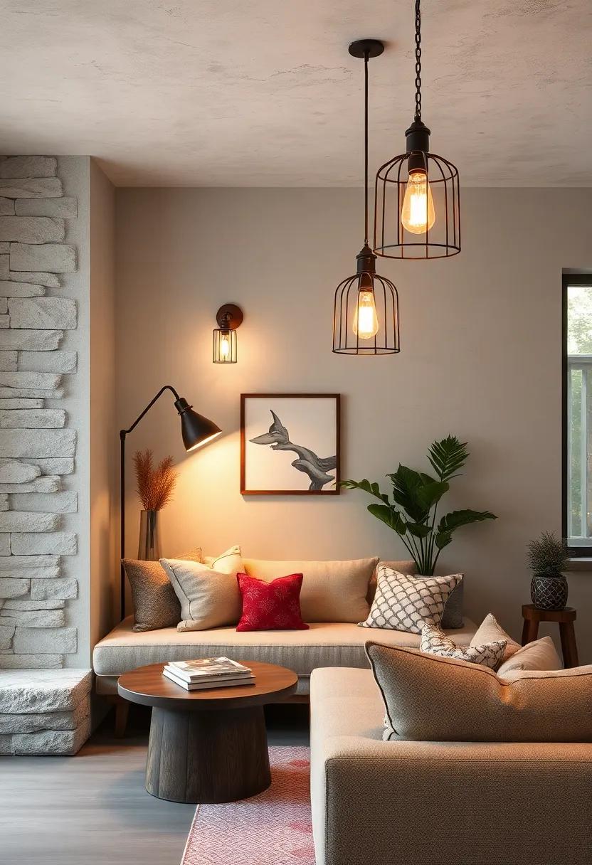 Reading Nook Radiance: Place a⁤ smaller‌ cage light ⁤fixture ⁢above your reading ⁤nook to add a cozy⁢ and stylish glow ideal for evening relaxation