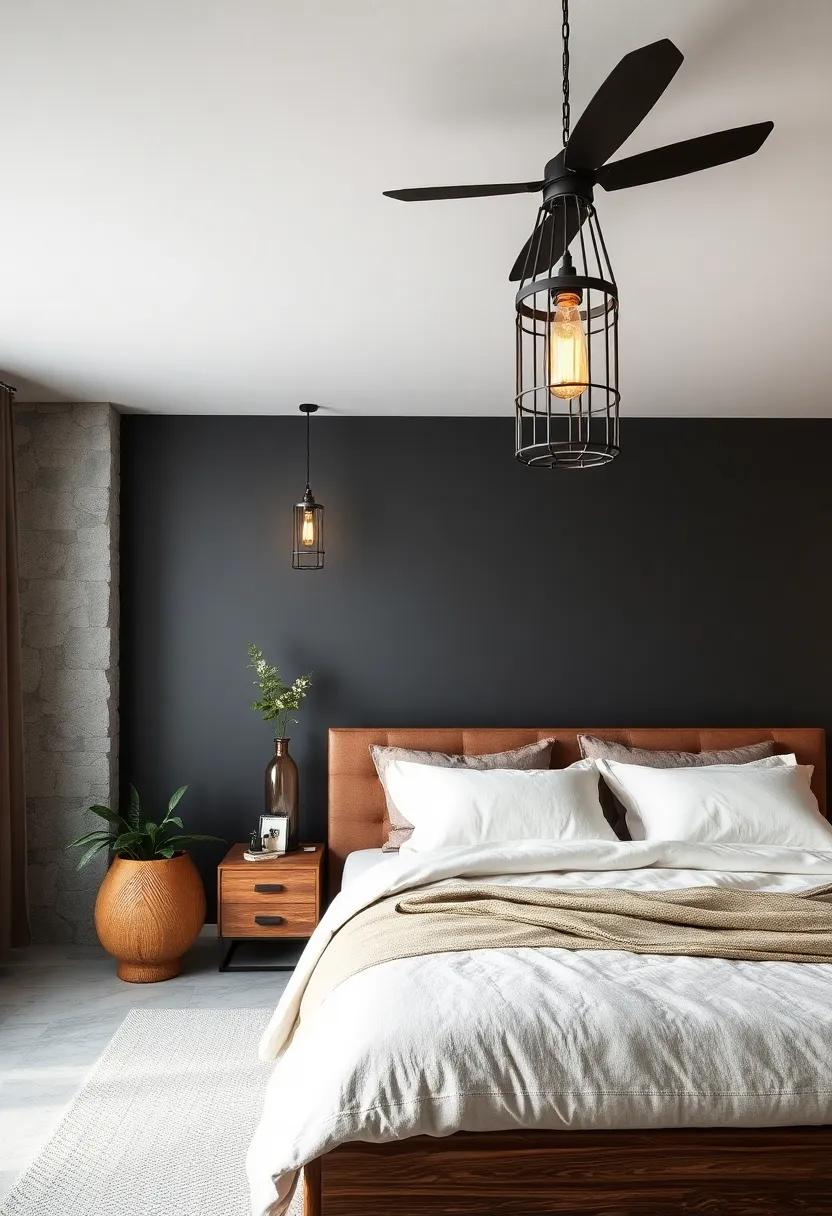 Vintage Vibes in the Bedroom: Use a cage ‍pendant light as bedside illumination, combining functionality with a touch of vintage-inspired ⁤design