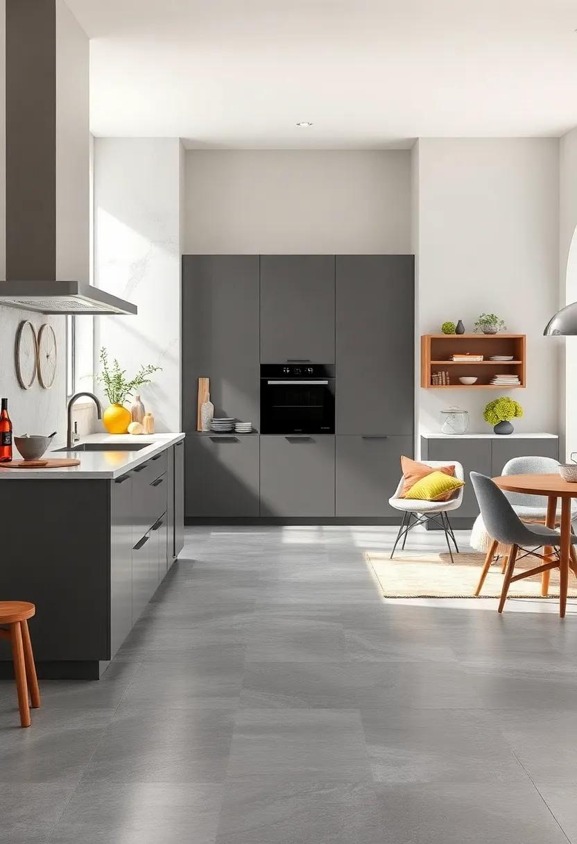 Balancing ​Warmth and Coolness: Choosing Grey for Various Kitchen Styles