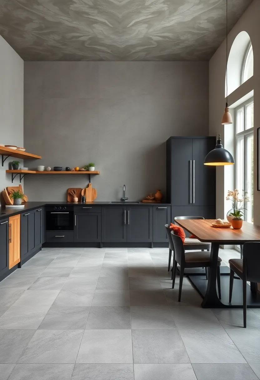 Crafting ​Contrast:⁤ Mixing Grey Tiles with⁣ dark and⁢ Light Fixtures