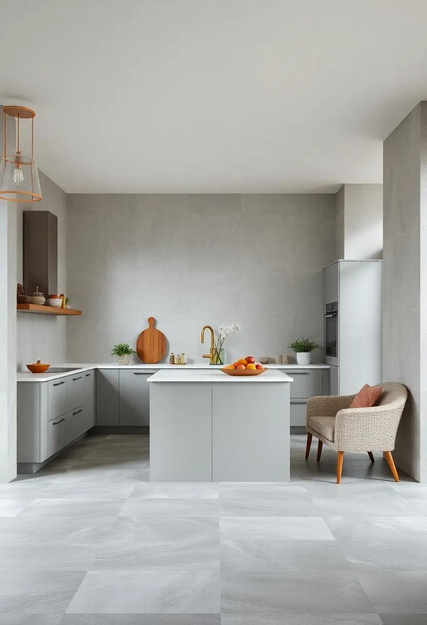 Unique Textures:⁣ Enhancing ⁢Kitchen⁤ Design with Textured Grey Tiles