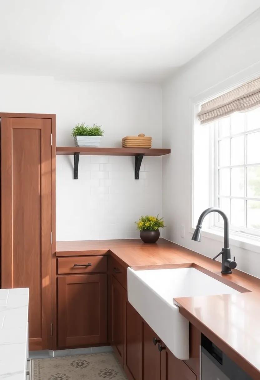 Install a Farmhouse Sink: This timeless feature adds both style and practicality,making dishwashing a more enjoyable task