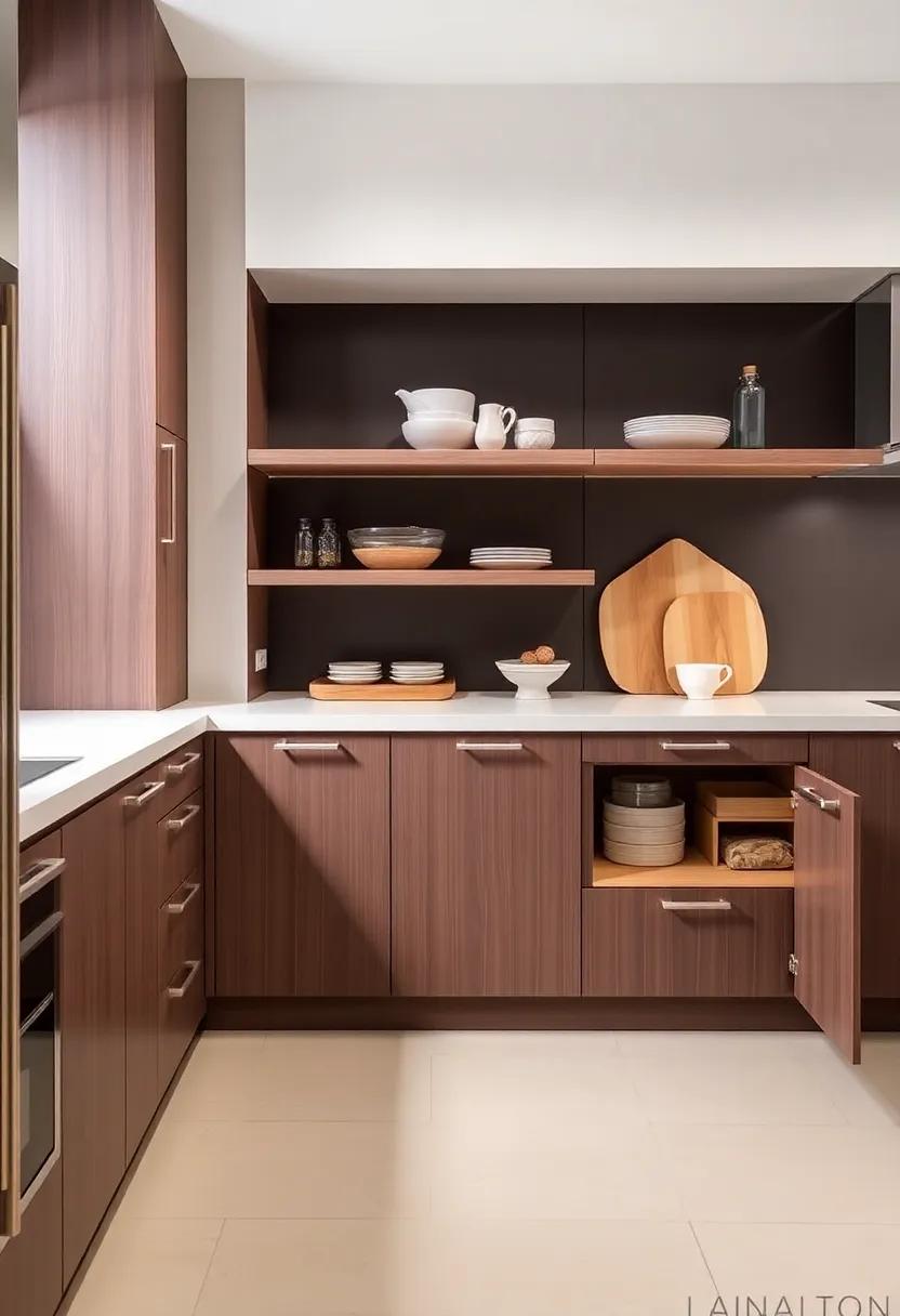 Maximize Storage Solutions: Innovative organizational tools like pull-out shelves or vertical dividers can declutter your kitchen while adding functionality
