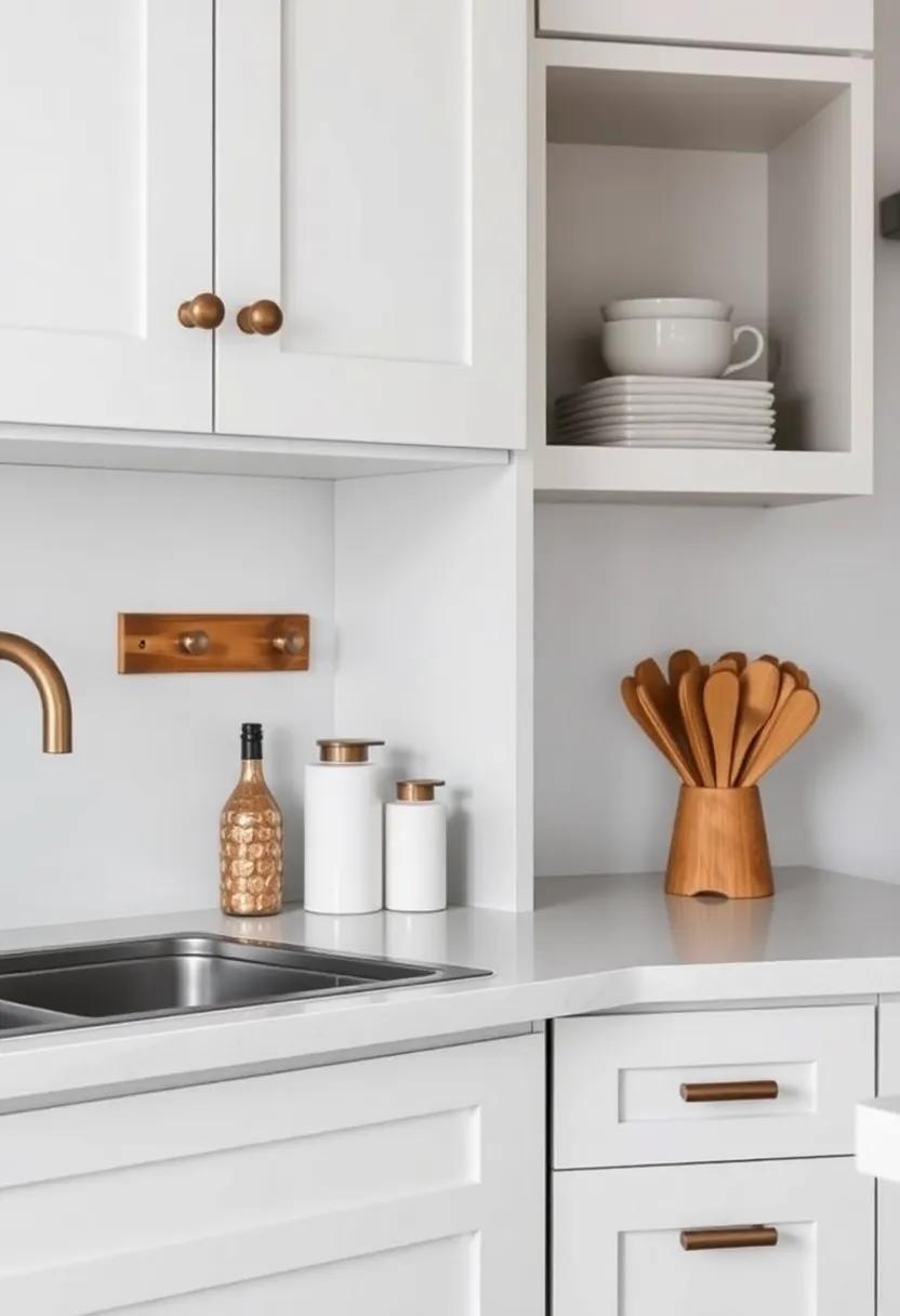 Use Unique Hardware: Eye-catching knobs and pulls can refresh your cabinets and drawers, offering a simple yet effective upgrade