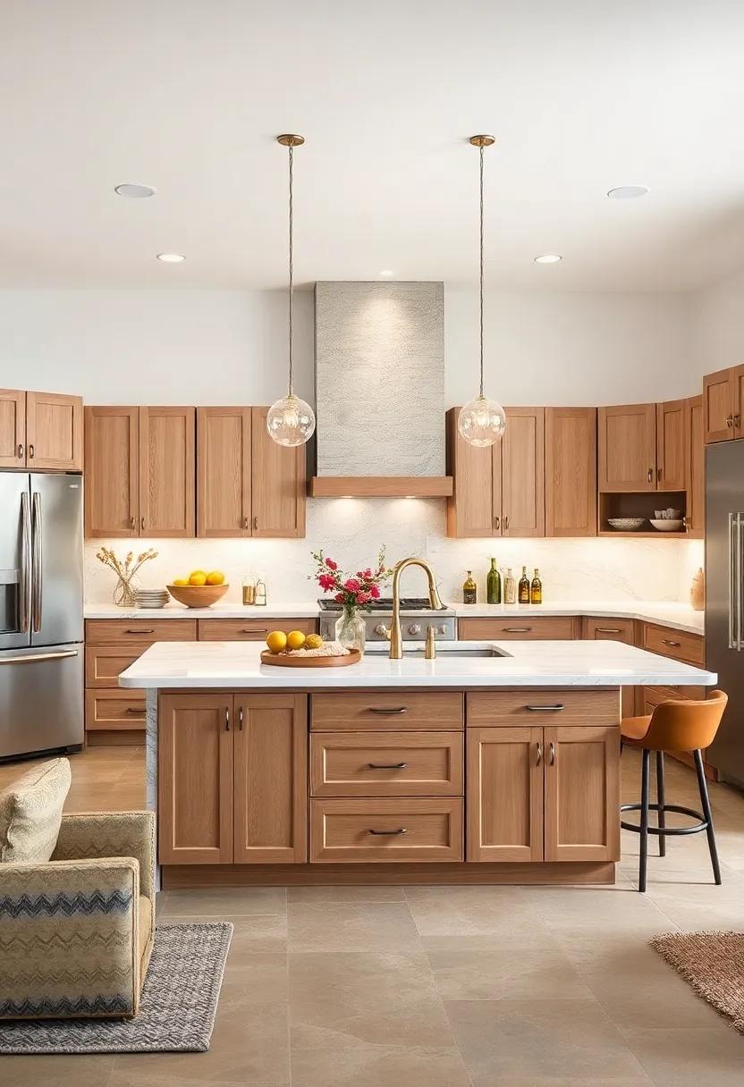 The Storage Savior: Investigate an island with ample cabinets and drawers, offering a treasure trove of storage solutions to declutter your kitchen