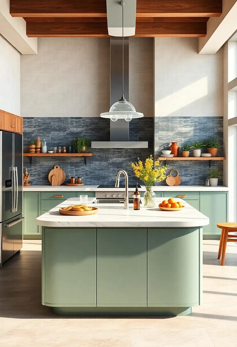 Vintage Vibes: Explore charming retro-inspired islands that bring nostalgia into your kitchen while providing modern-day convenience