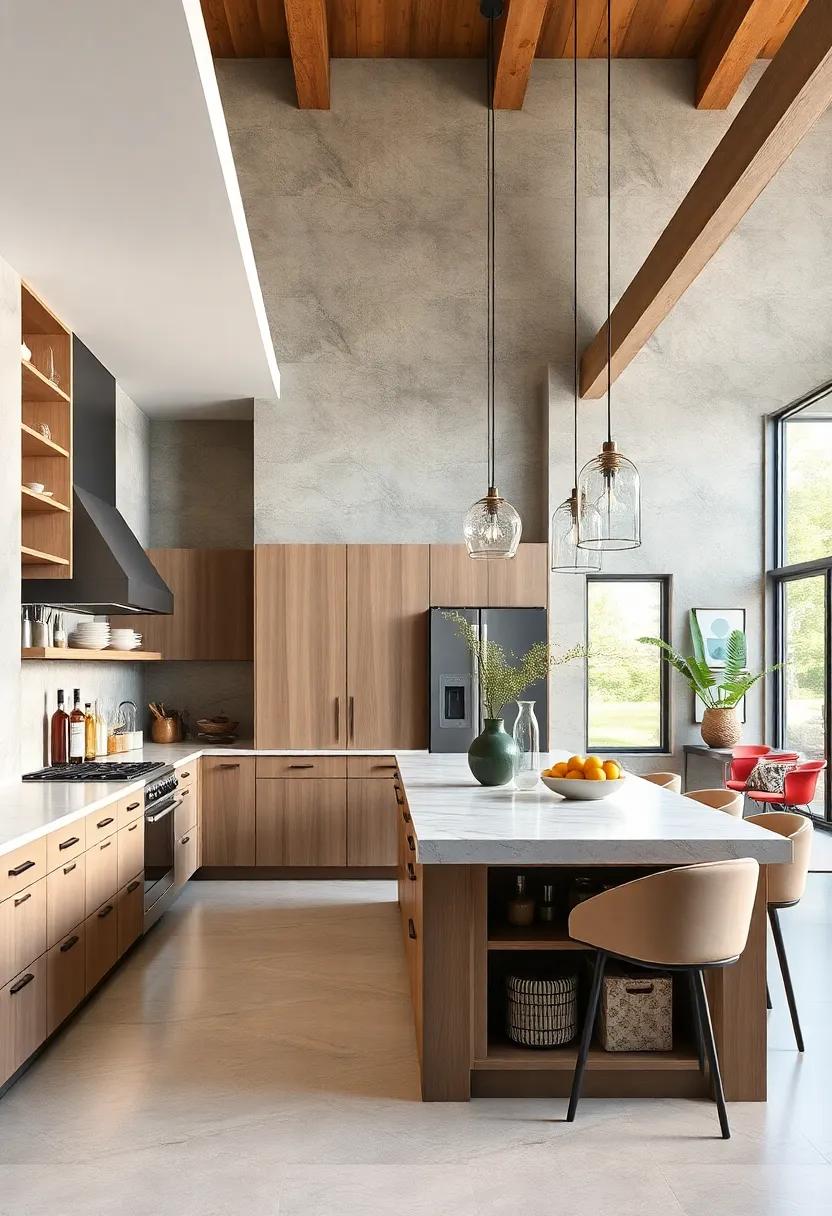 Design a Versatile Island with Hidden Storage to Enhance Work Surface and function