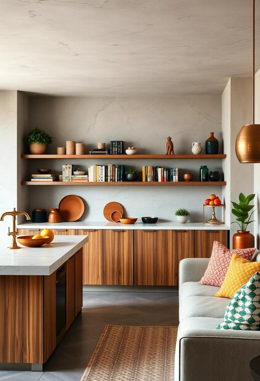 Opt for Open Shelving to Showcase Cookbooks While Keeping Essentials Accessible