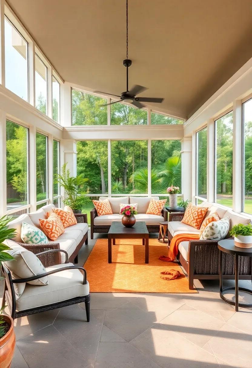 Elevated Views: Position your sectional for optimal views, ensuring that you can enjoy the landscape outside while lounging comfortably