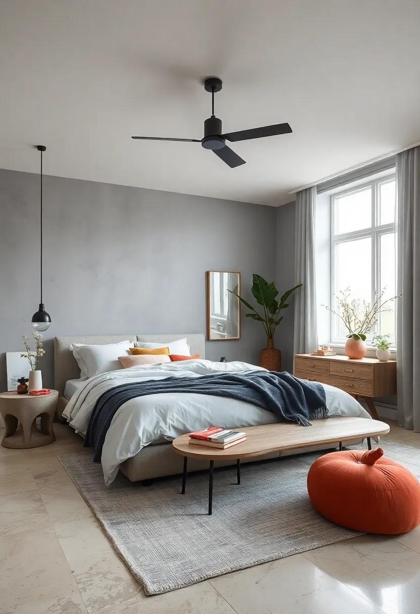 Misty Grey: This muted gray adds sophistication while maintaining a soothing effect, making it a versatile choice for modern tranquility