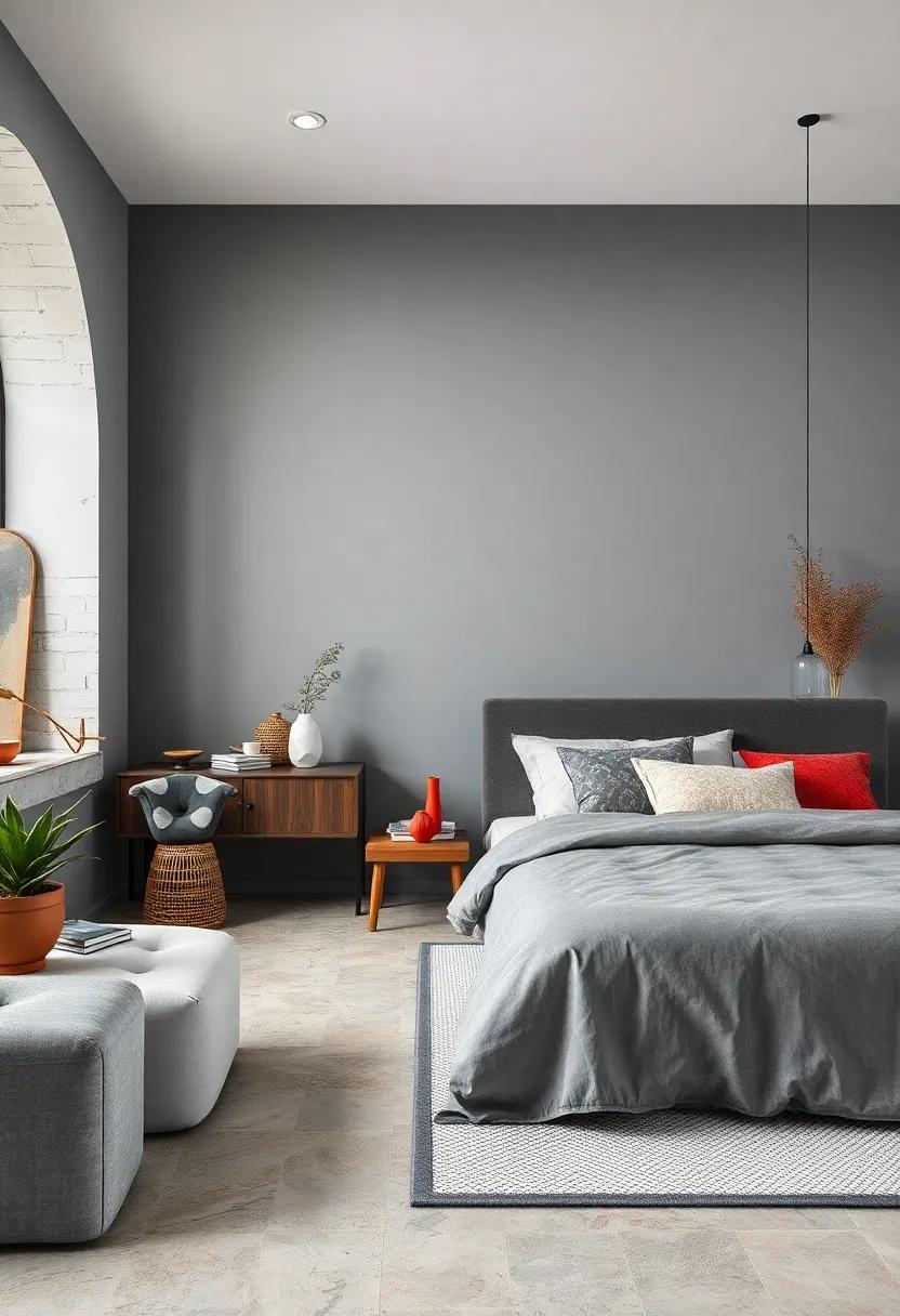 Soft Charcoal: A lighter take on the classic gray, soft charcoal adds depth without overwhelming the senses, making for a refined yet tranquil setting