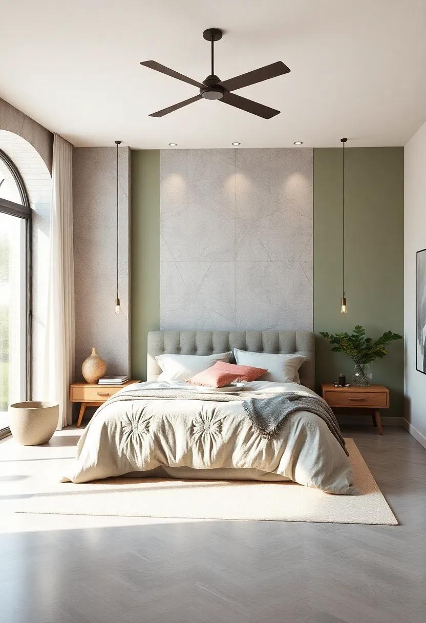 Soft Olive: This muted green brings a connection to nature while remaining understated, perfect for creating a tranquil vibe