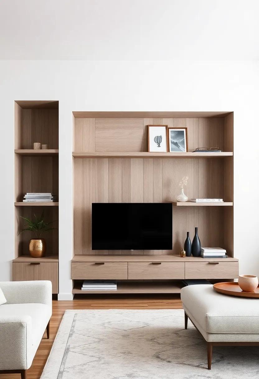 Textures that Speak: Wood ‍Finishes for Elegant Neutral Shelves