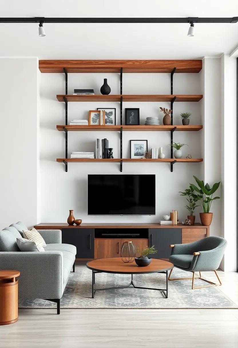 Creating Visual harmony Between Wall-Mounted shelves and Surroundings