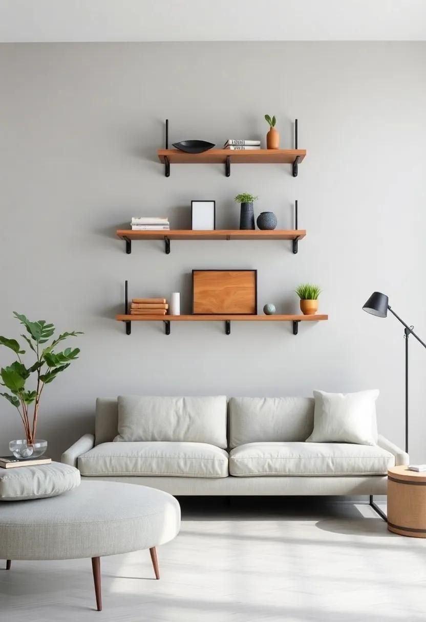 Defining Zones Within Your Living Room Using Shelving Arrangements