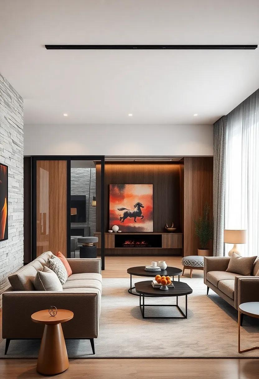 Mixed Media Doors: Choose sliding doors that combine materials like wood, metal, and glass for a dynamic look that stands out in any modern home