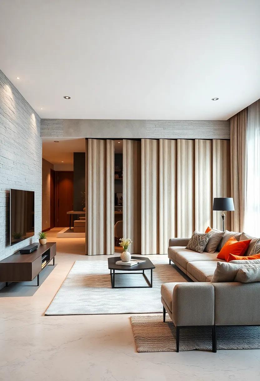 Accordion Style: Choose accordion-style sliding panels for a unique partition solution that allows you to adjust the space according to your needs