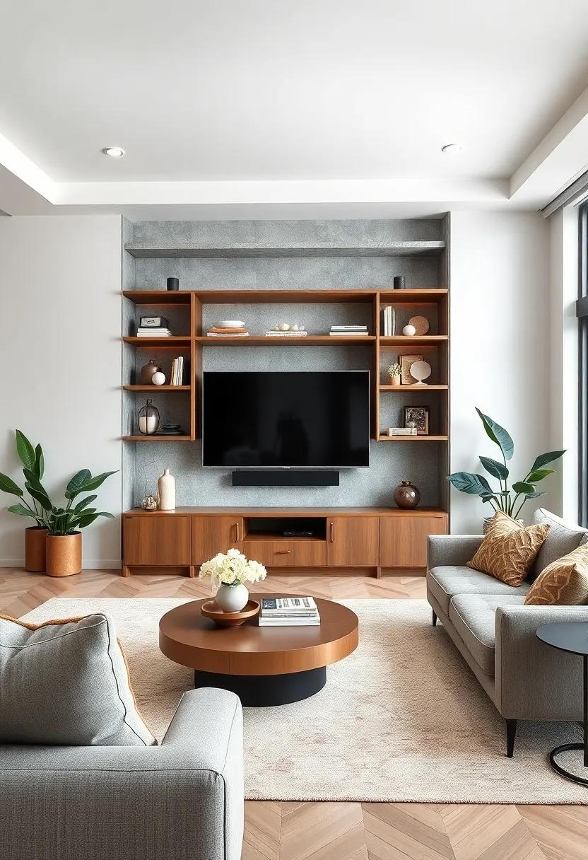 Cohesive Elements: Integrating Built-In Shelves with Existing Furniture