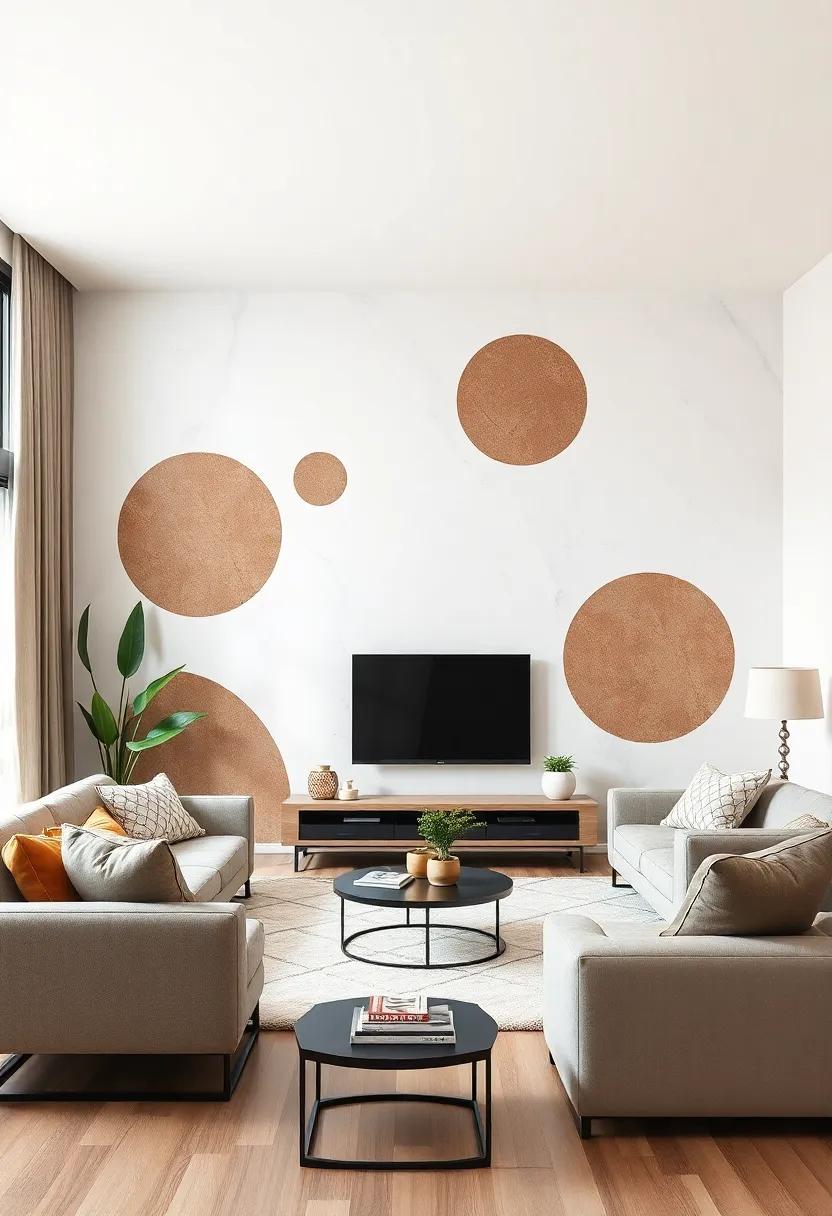 Geometric Dreams: Add a modern ⁢touch with bold geometric shapes that ⁣can create an illusion of depth and movement on your walls