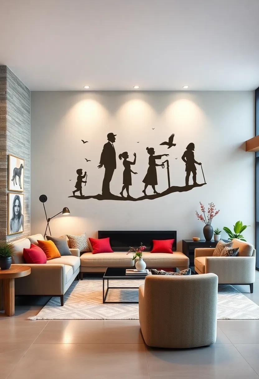 Artful Silhouettes: Choose elegant silhouettes of people, animals, or objects‍ to create a striking visual ‌that adds sophistication to your décor