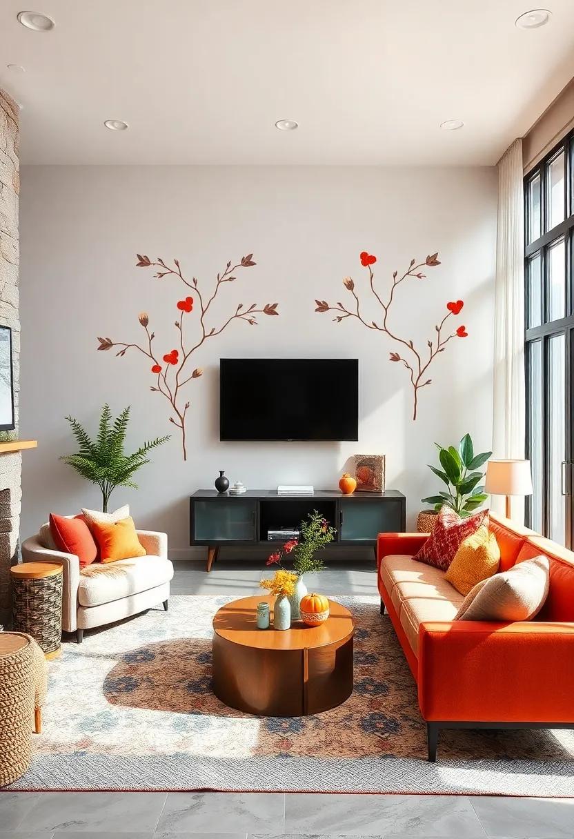 Dreamy Clouds: Soften your space with fluffy cloud decals​ that ⁣evoke a sense of ⁢lightness and serenity ​in your living room