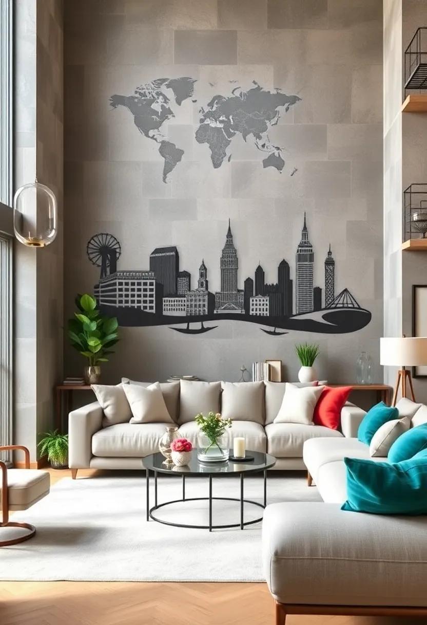 Local Flourish: Personalize your decor with decals of local landmarks, bringing​ a sense of home and connection to your living‌ room