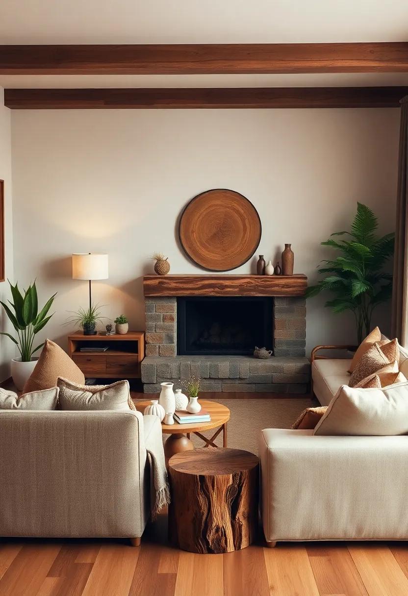 Natural Wood Elements: Incorporate ‌hardwood furniture​ or reclaimed​ wood accents for a rustic touch that hints at nature and adds ⁢warmth to the space