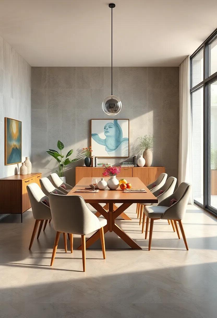 Embrace ⁤minimalism: Choose ‍a‌ simple, ‌streamlined⁣ dining‍ table​ and chairs to create⁤ an airy ​feel, ⁣proving ⁢that ​less can be more