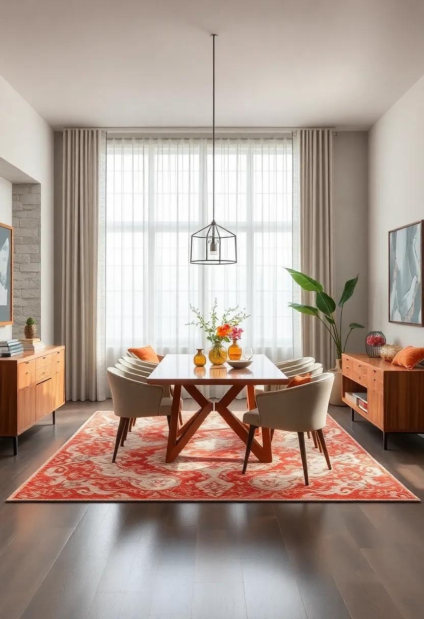 Rethink the‍ Rug: Choose a stylish area rug that defines⁤ the dining space,‍ adding warmth and tying⁢ all elements together harmoniously