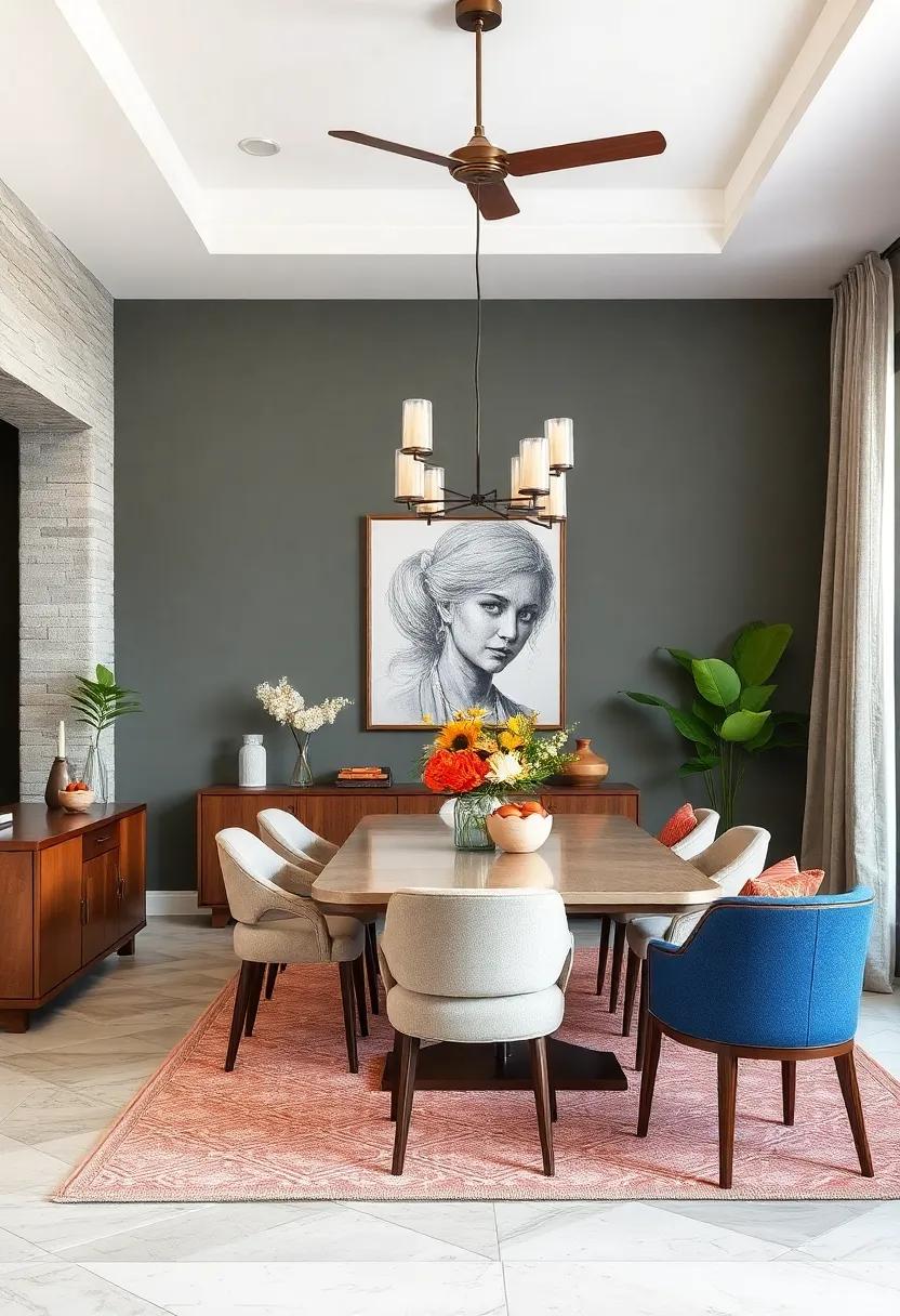 Revamp with Color: Add a fresh coat of paint to ⁣your dining room⁣ walls. ​Opt for light, uplifting colors‍ for a spacious vibe or ‌bold hues ⁤for a dramatic look