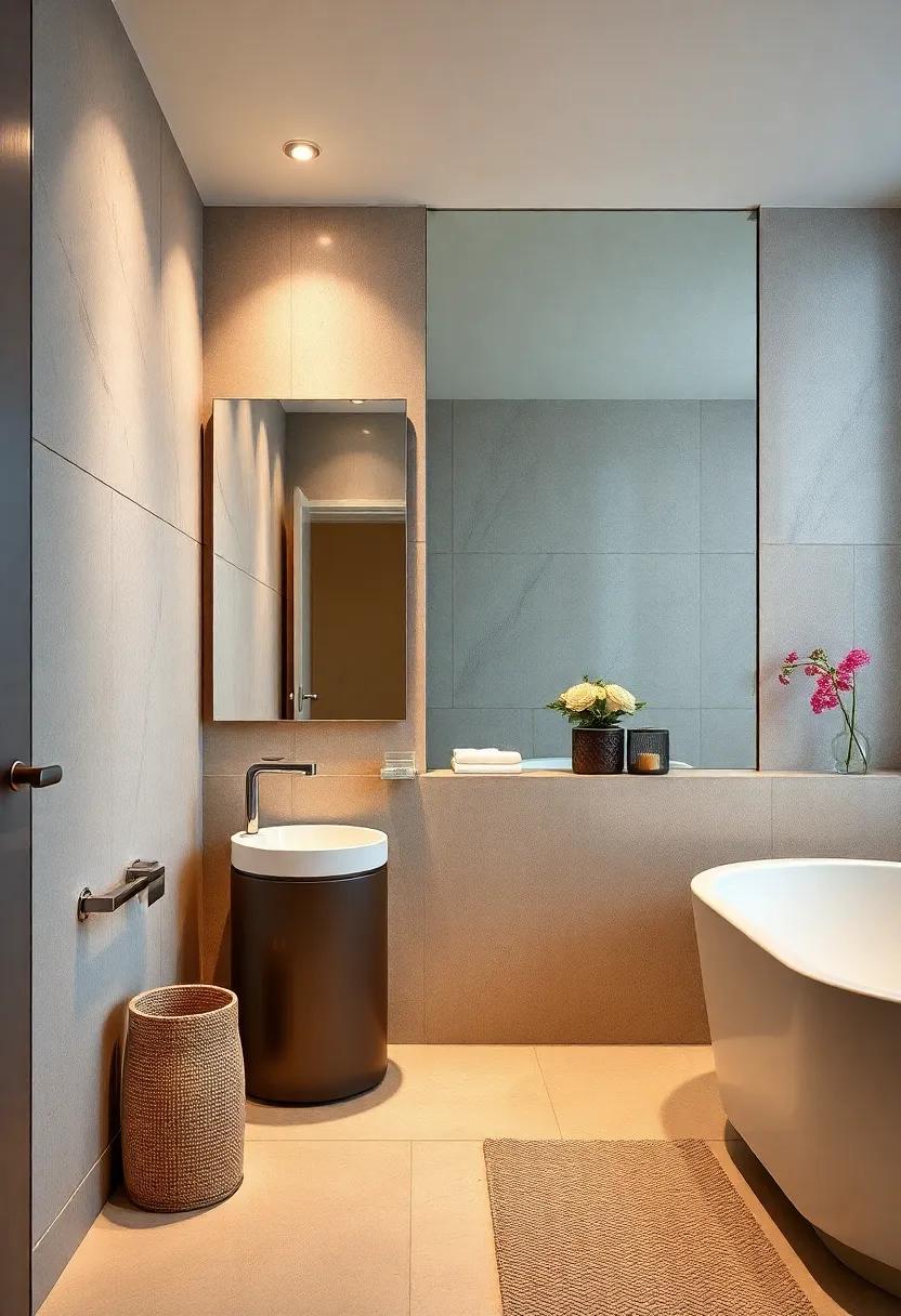 Designer Waste Bins: Choose a sophisticated waste bin with a stylish finish that doesn’t detract from the overall ⁢opulence of your‌ bathroom