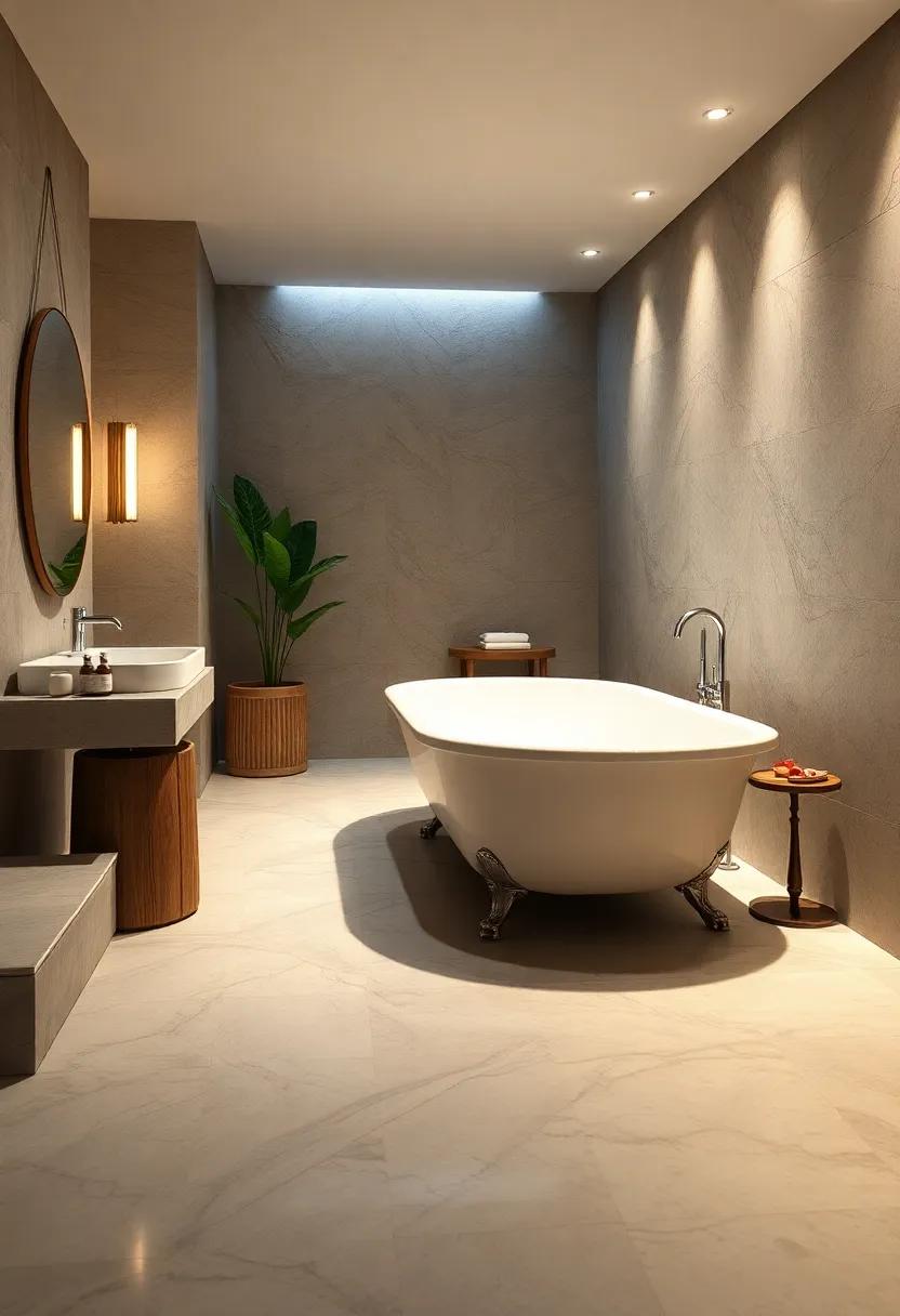 Step into a ‍romantic getaway with⁤ modern clawfoot ⁤bathtubs and plush heated⁣ flooring that envelop you in warmth,creating an intimate atmosphere for relaxation
