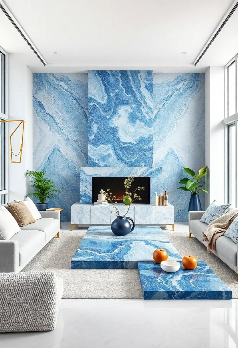 Unique Blue Marble Cutting Boards: Elevate your culinary presentations with beautiful blue marble cutting boards that are both functional and aesthetically pleasing