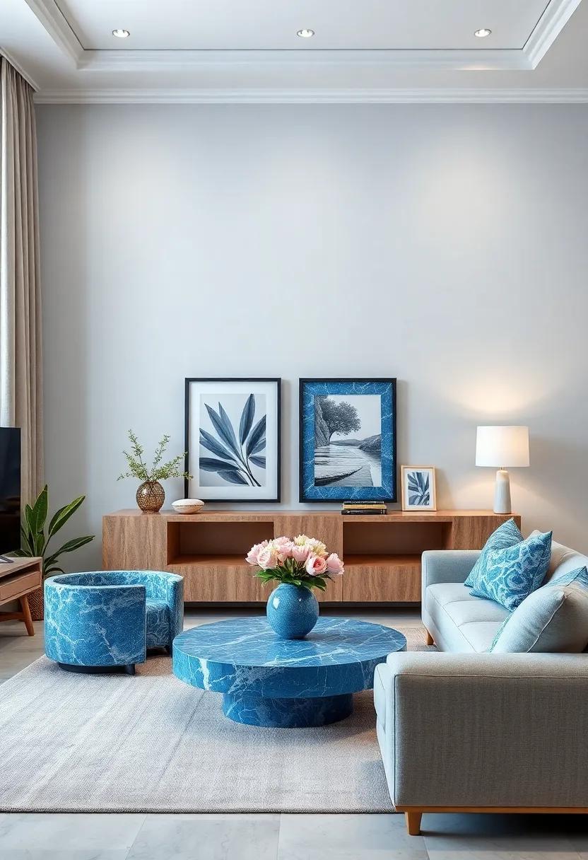 Blue marble Picture Frames: Showcase your favorite memories in exquisite blue marble frames that enhance your decor while preserving your cherished moments