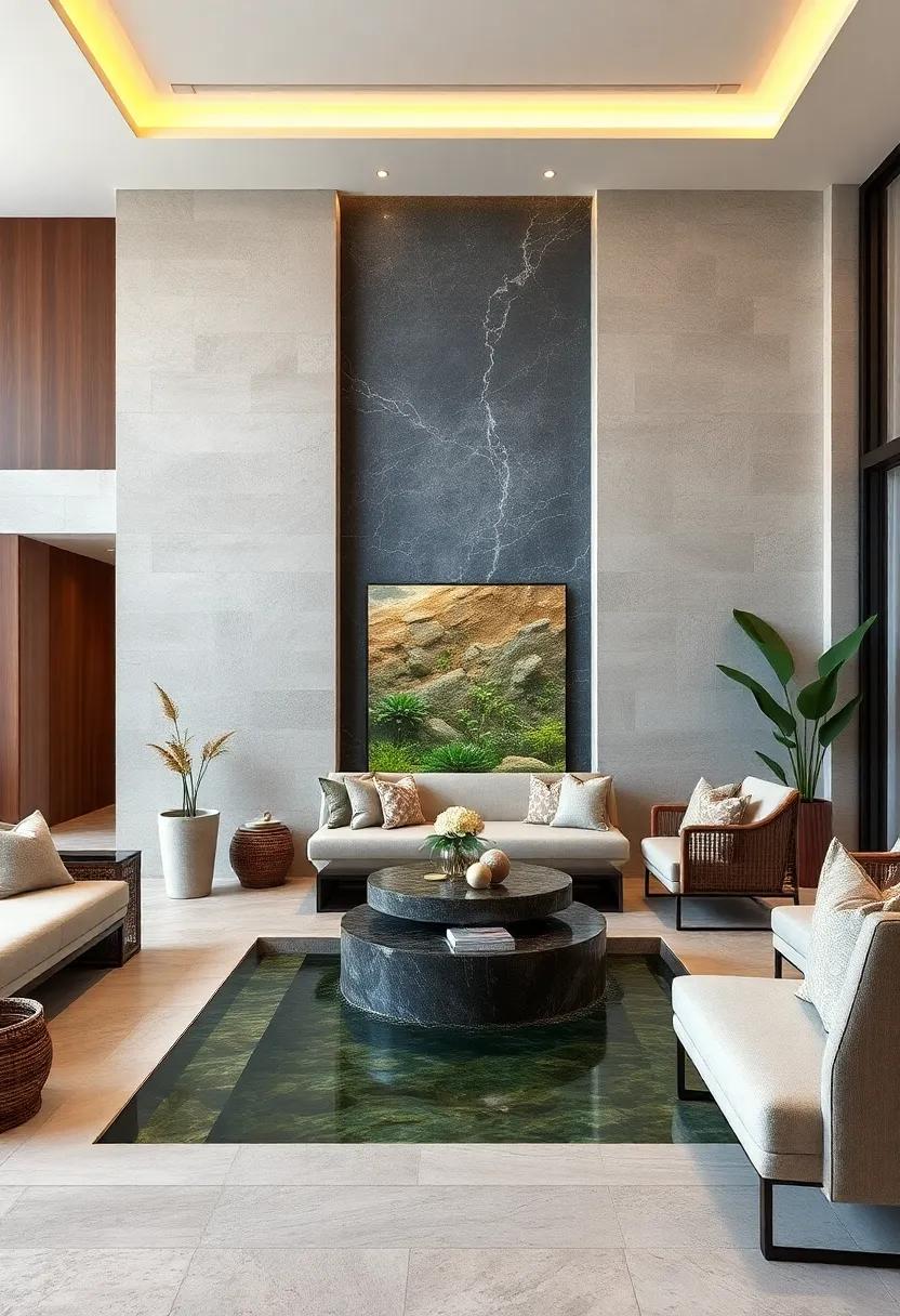 Incorporate Water Features: Consider adding a small indoor fountain or aquarium to create soothing sounds and a calming environment reminiscent of the beach