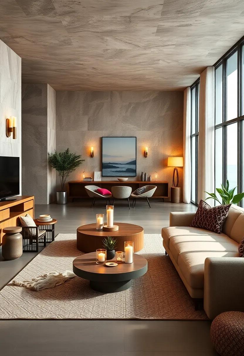 Incorporate Soft Lighting: Use dimmable lights or sconces that mimic candlelight to create a warm and inviting atmosphere perfect for evenings by the sea