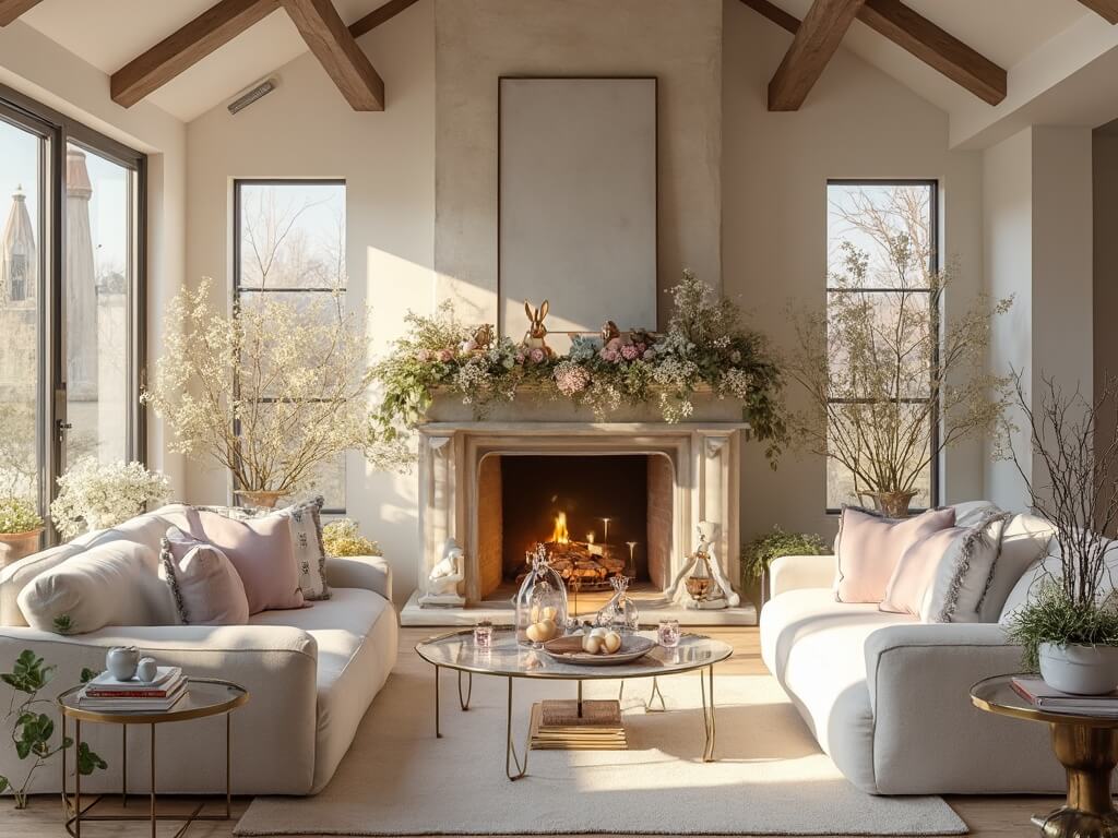 Freshen Up Your Living Room with Delightful Easter Decor Ideas