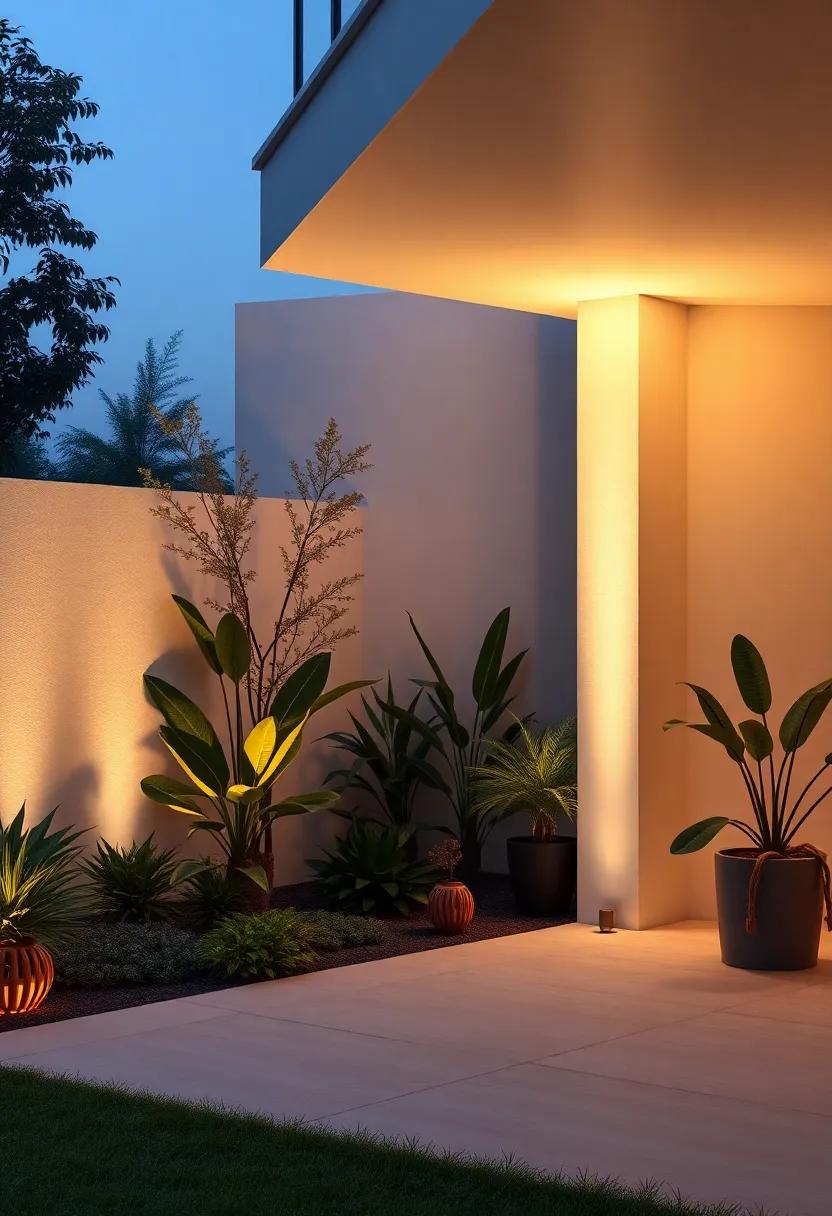 Eye-Catching Garden Lighting: ‌Use artistic garden lights that cast stunning patterns and add drama,ensuring your garden shines both day and night