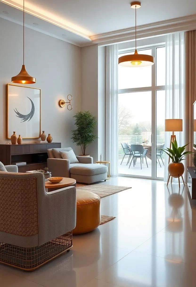 Illuminate your Space with the Warm Glow of Golden Lighting Fixtures