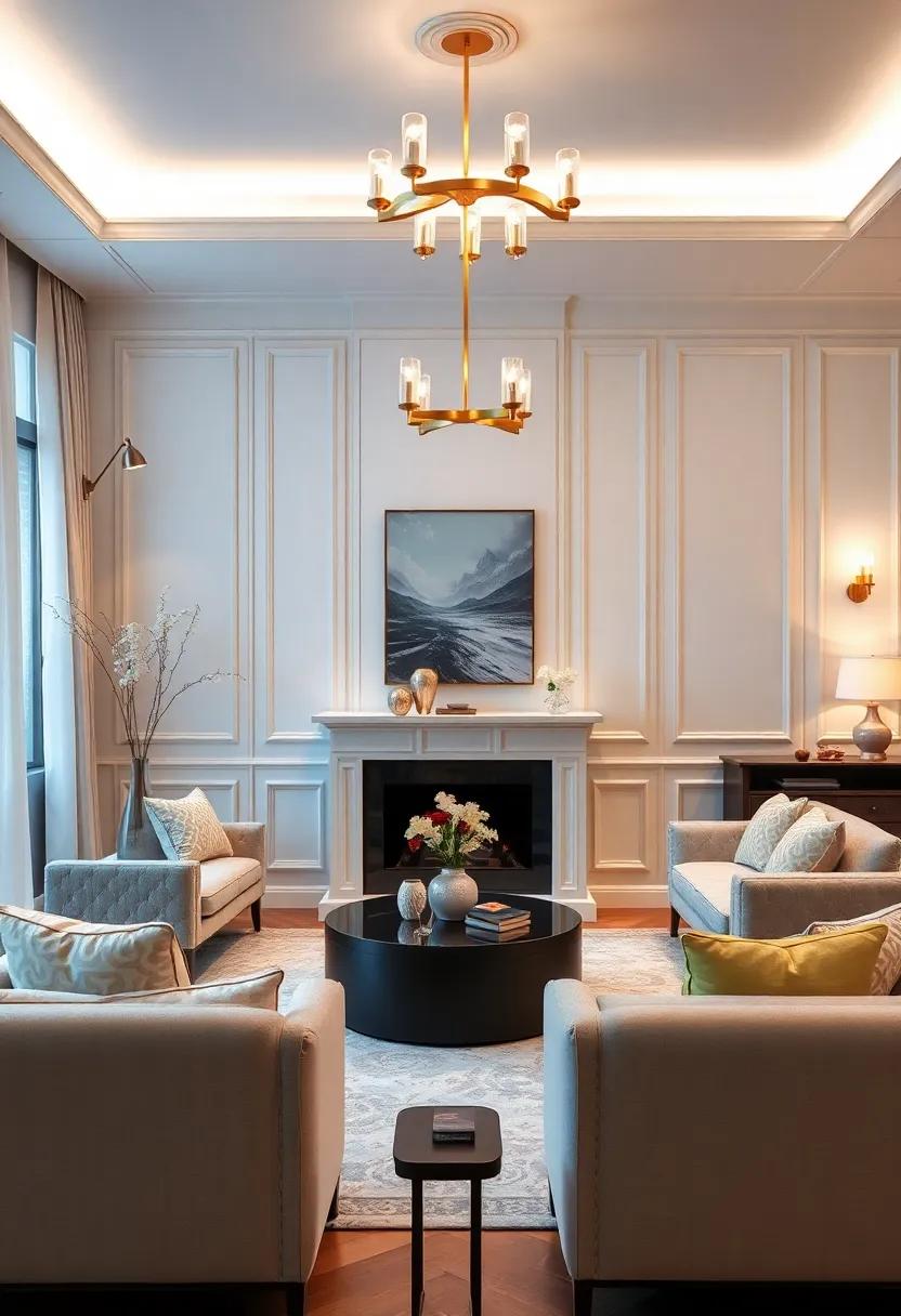 Transforming Living Rooms into Luxurious Retreats with Elegant Illumination