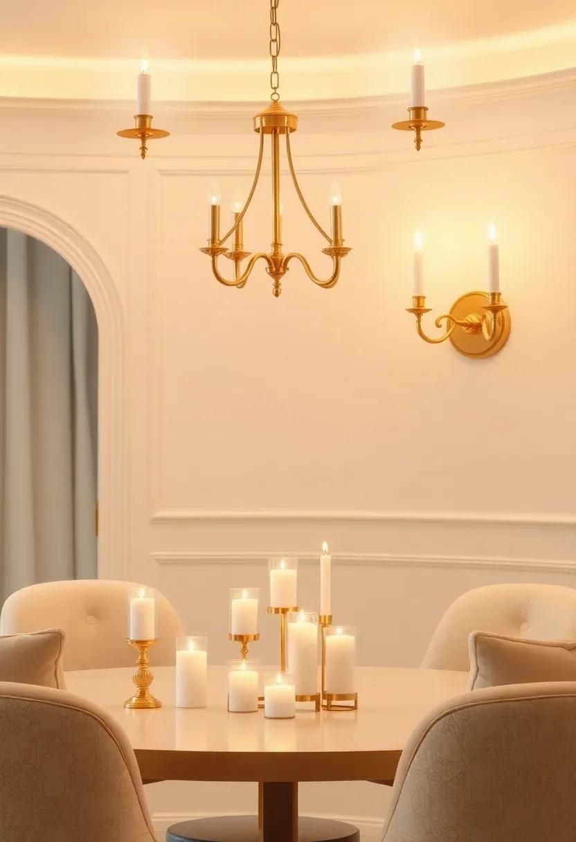 Captivating Candlelight: Incorporating golden Fixtures into Romantic Spaces