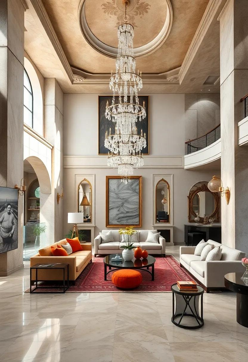 The Allure of Crystal Chandeliers Illuminating Luxurious Interiors