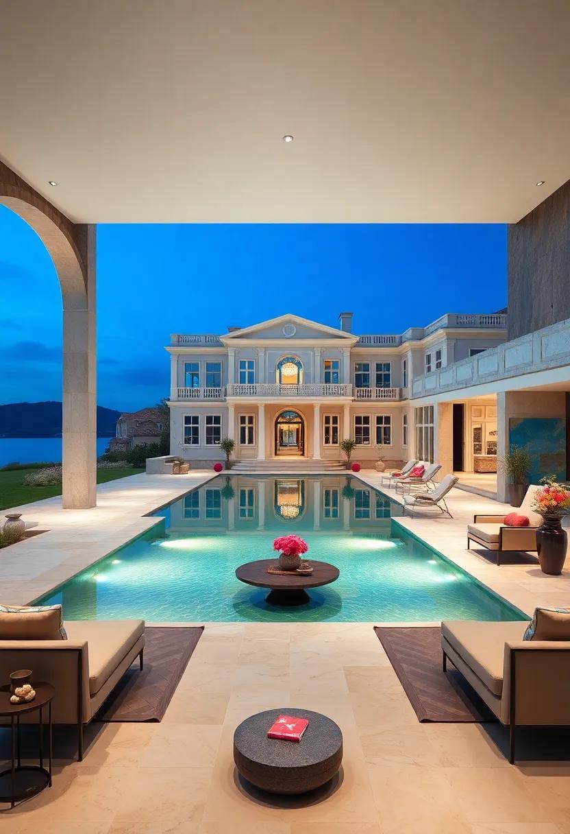 An Infinity Pool Surrounded by Elegance, Merging Water and Architecture